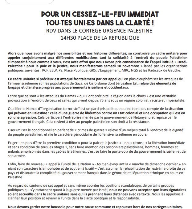 COMMUNIQUÉ DE PRESSE 18/11/2023